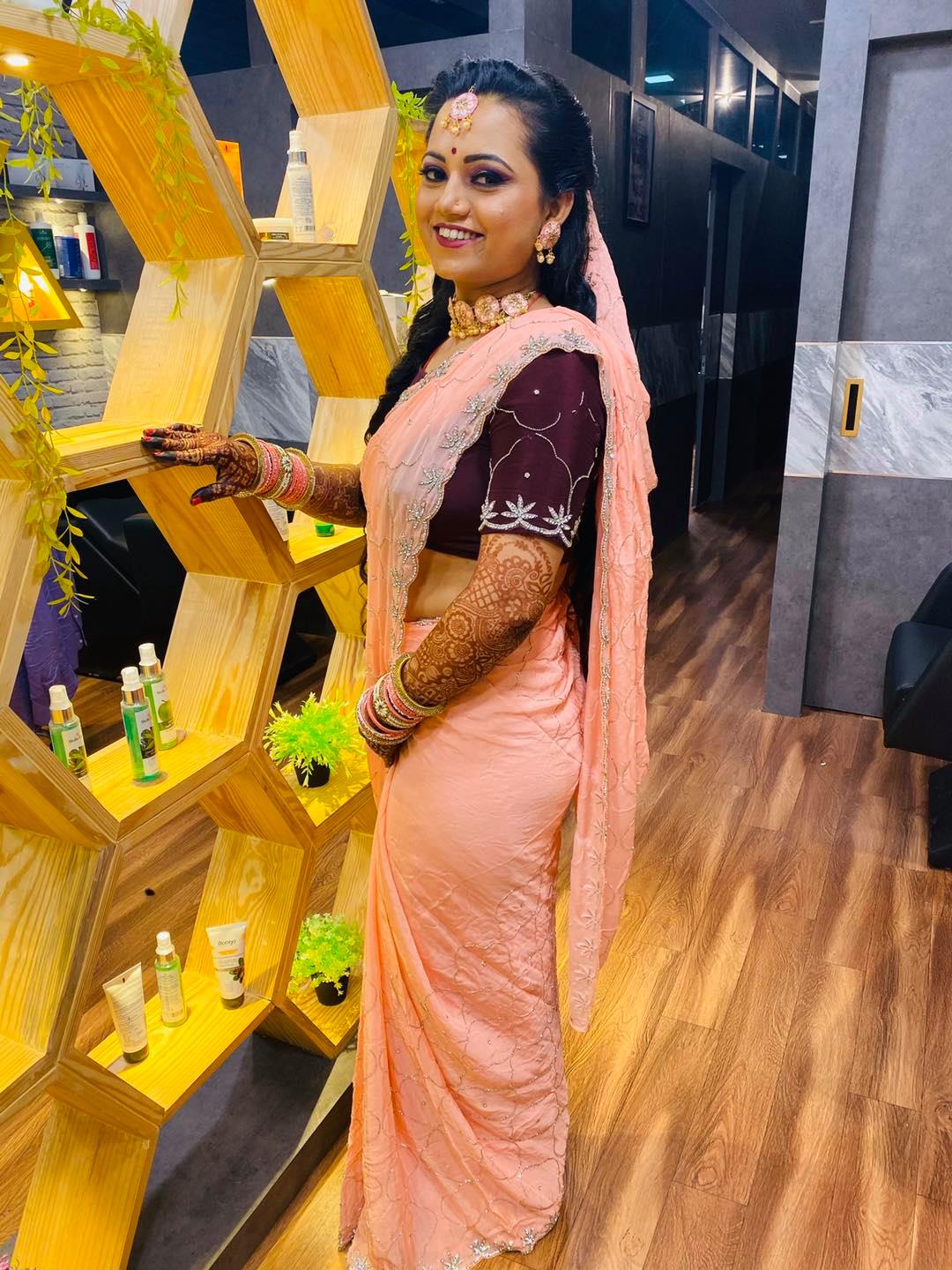 Reception Makeup done by Orphic Salon