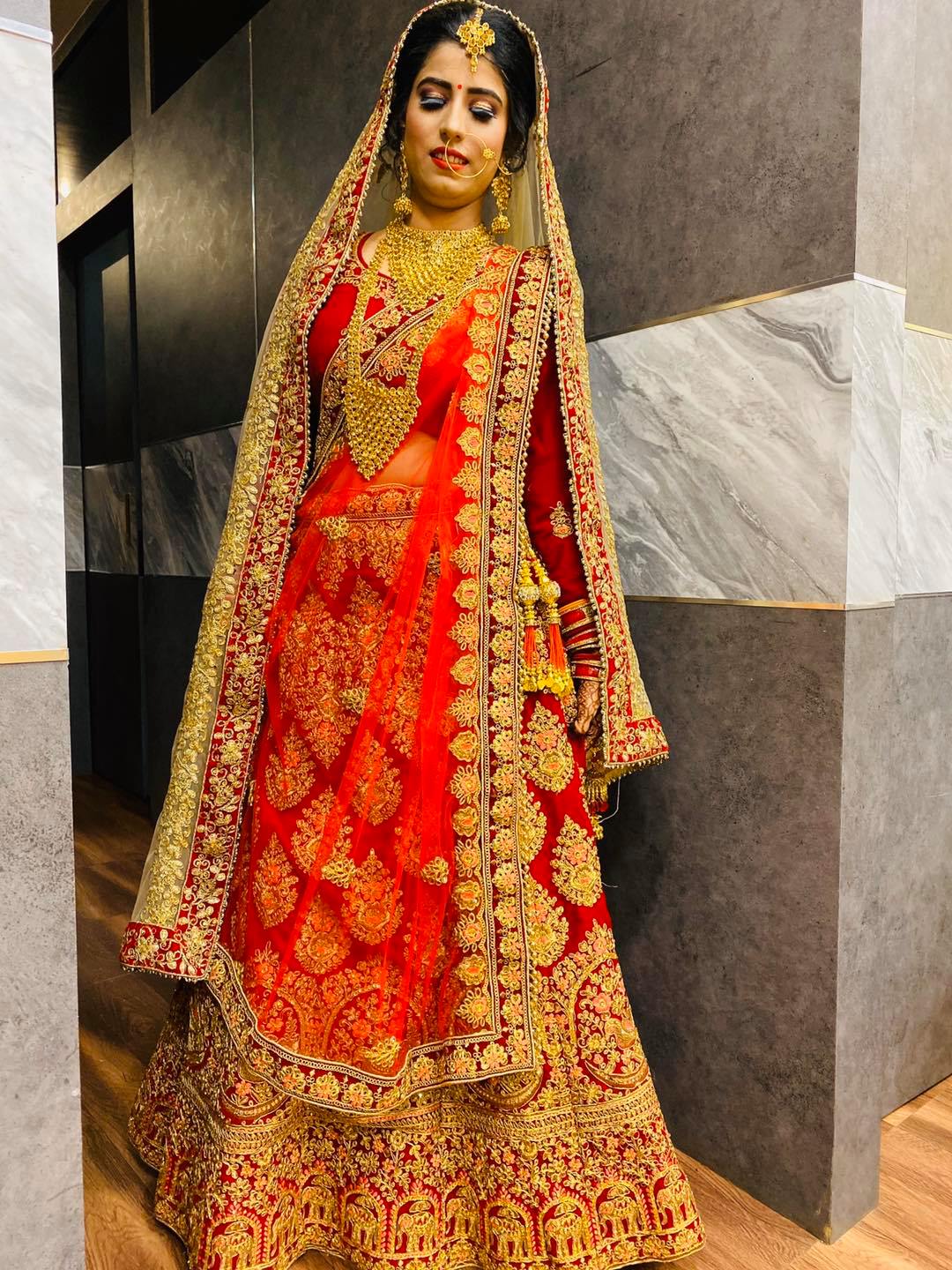 Bridal Makeup with Long-Lasting Glow