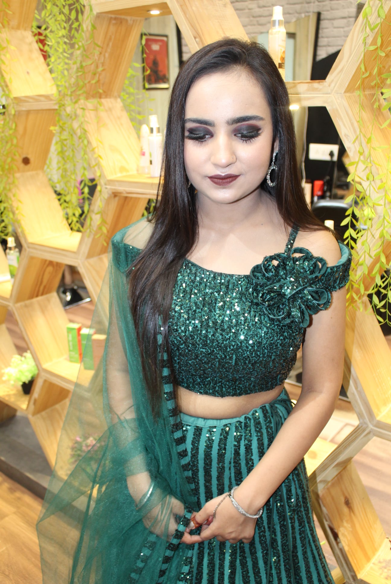 Makeup with Perfect Skin Finish