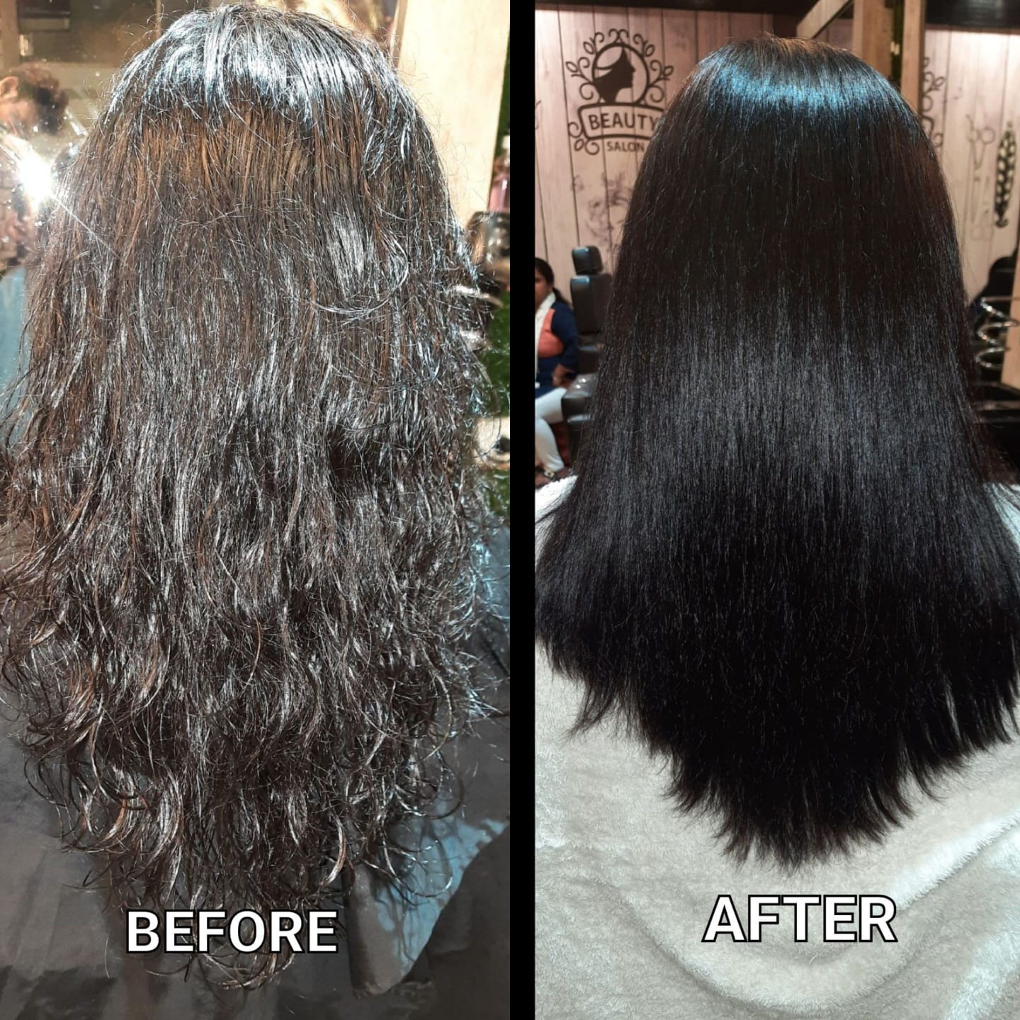 Hair Treatment Before & After Results
