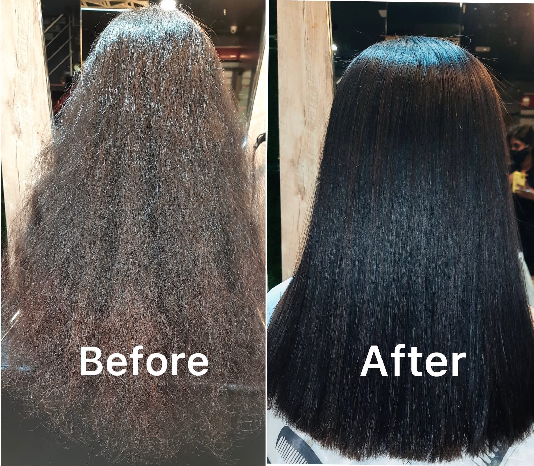 Hair Strengthening Treatment Transformation